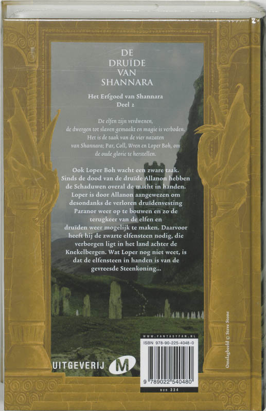 Shannara - De druïde van Shannara achterkant