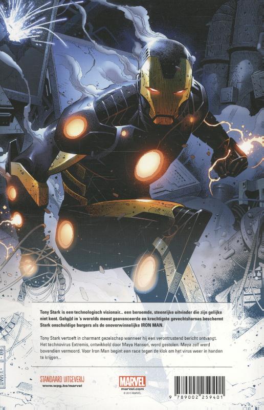 Iron man / 001 / Marvel achterkant