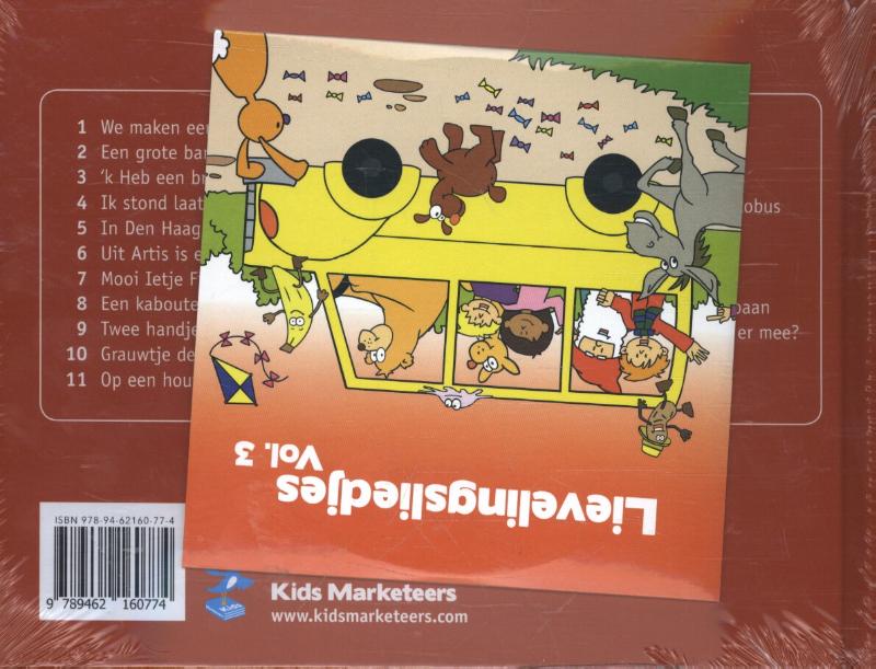 Lievelingsliedjes volume 3 achterkant