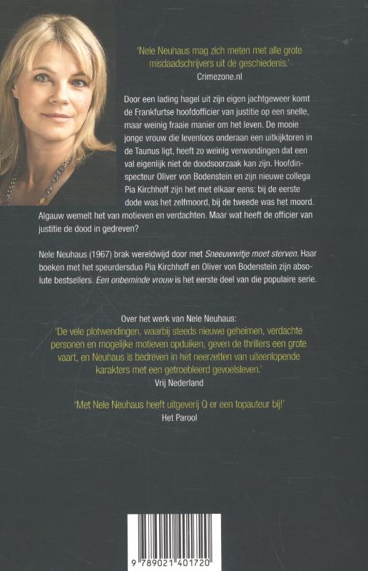 Een onbeminde vrouw / Bodenstein & Kirchoff / 1 achterkant