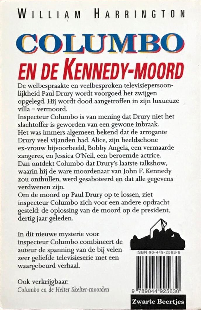 Columbo en de Kennedy-moord / Columbo achterkant