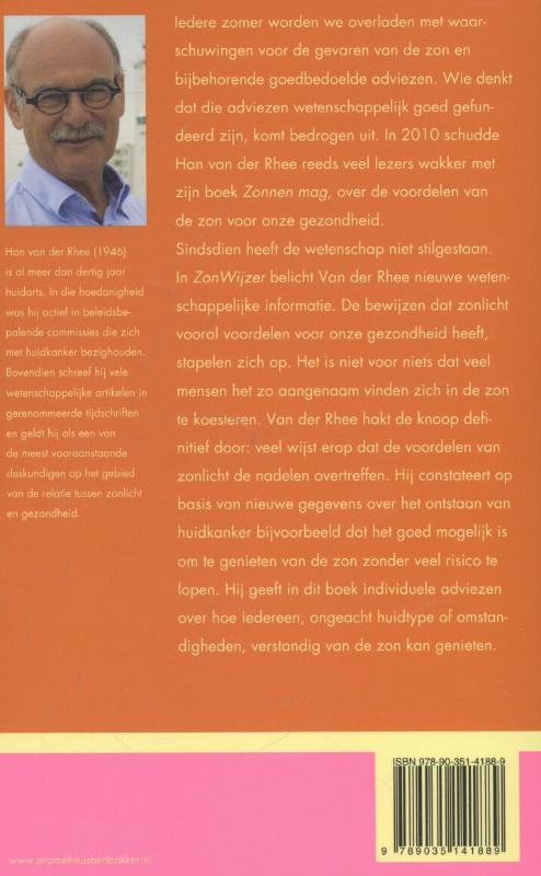 Zon wijzer achterkant