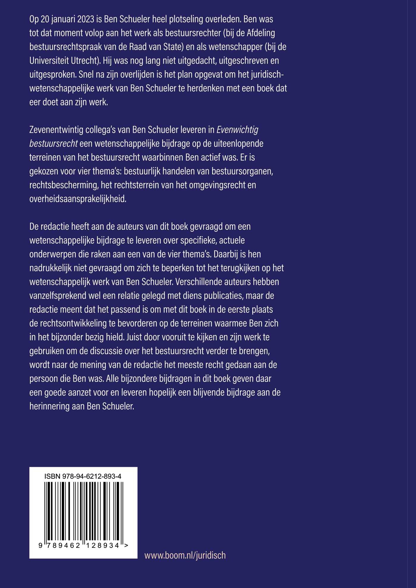 Evenwichtig bestuursrecht achterkant
