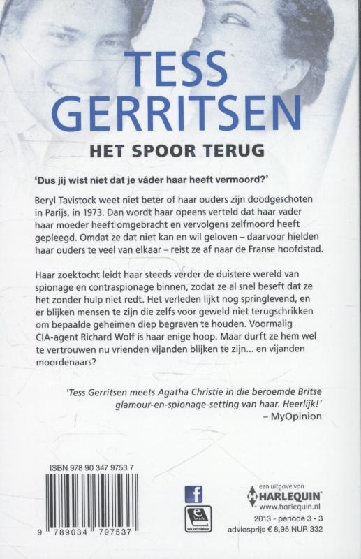 Het spoor terug achterkant