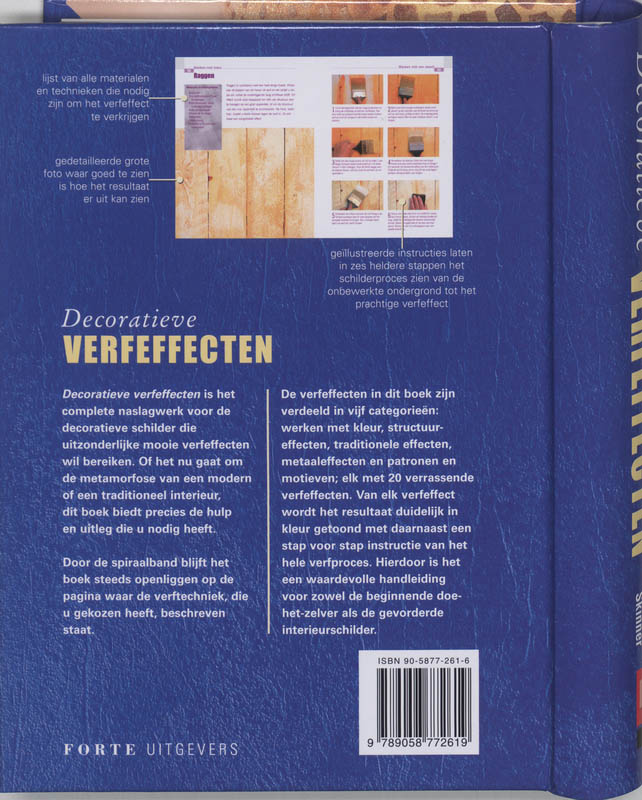 Decoratieve Verfeffecten achterkant