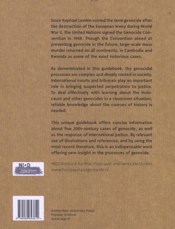 On the holocaust and other genocides achterkant