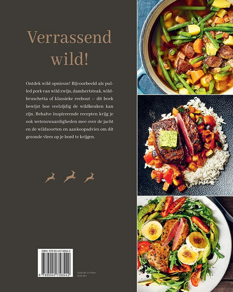 Lekker genieten van wild achterkant