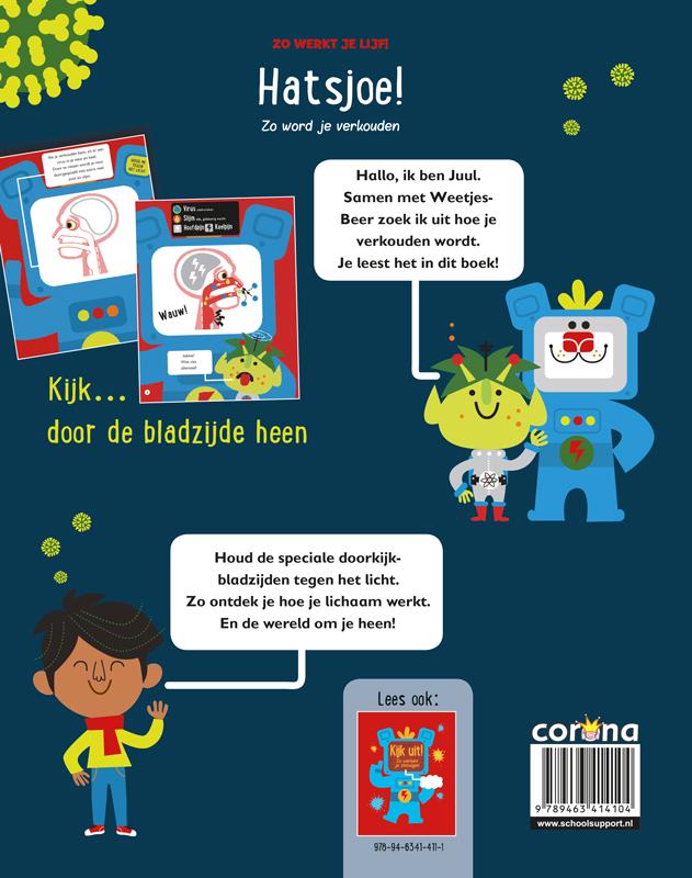 Hatsjoe! Zo word je verkouden / Zo werkt je lijf! achterkant