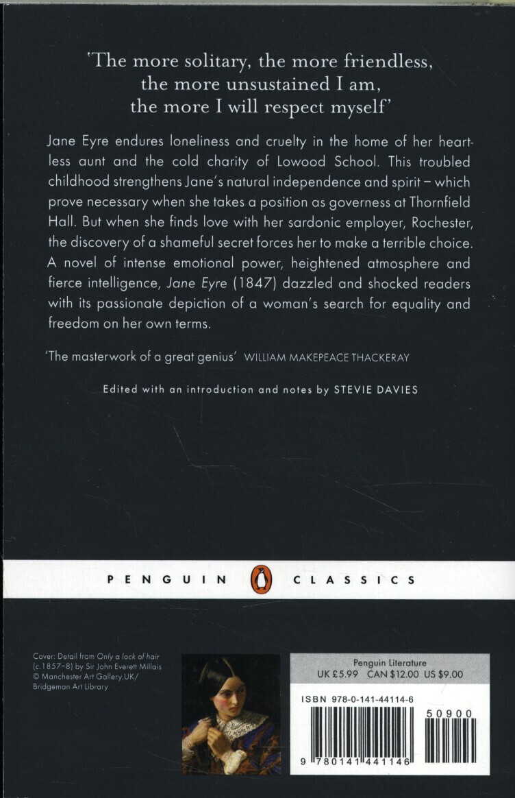 Jane Eyre achterkant