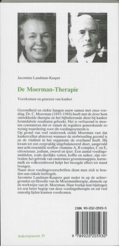 De Moerman-therapie / Ankertjes / 35 De Moerman-therapie / Ankertjes / 35 achterkant