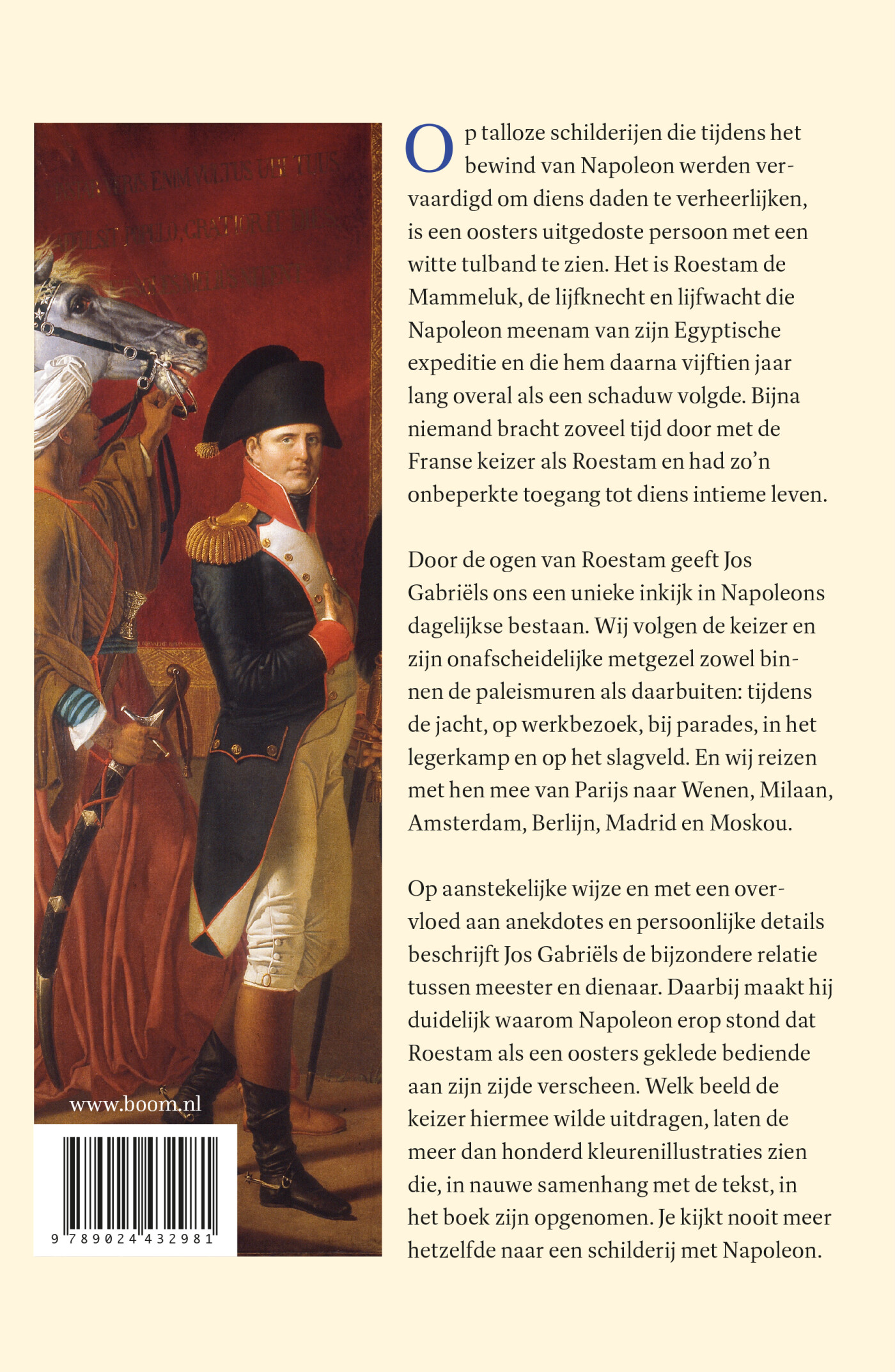De man met de witte tulband achterkant
