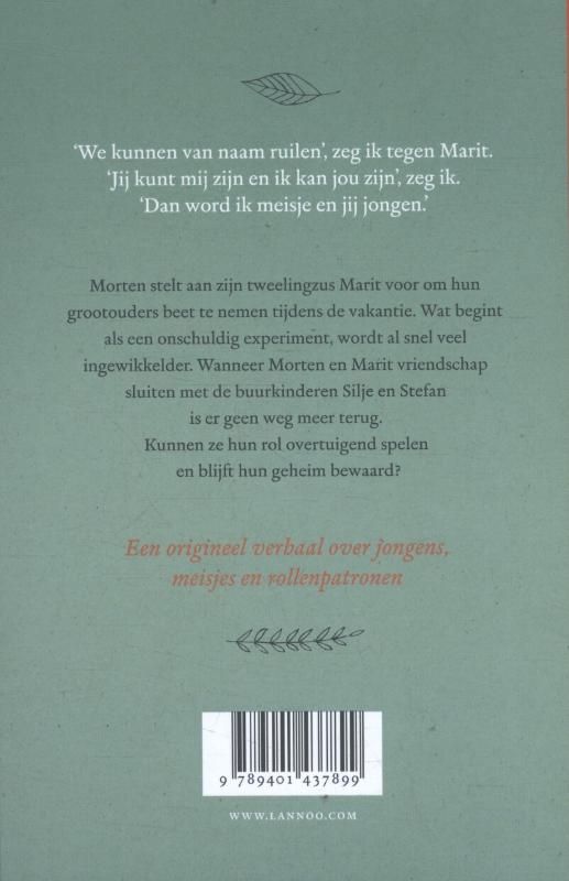 Meisje jongen jongen meisje achterkant
