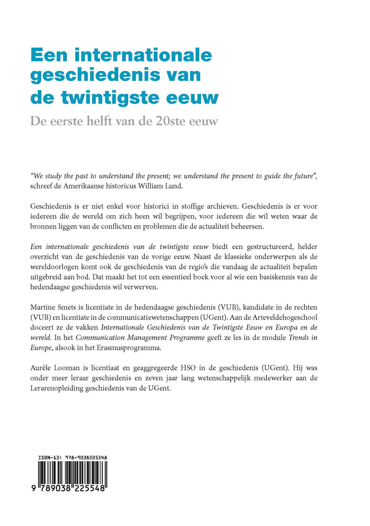 Een internationale geschiedenis van de twintigste eeuw achterkant