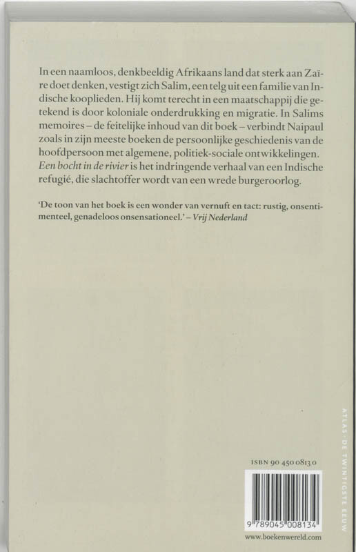 Een bocht in de rivier / De twintigste eeuw / 21 achterkant