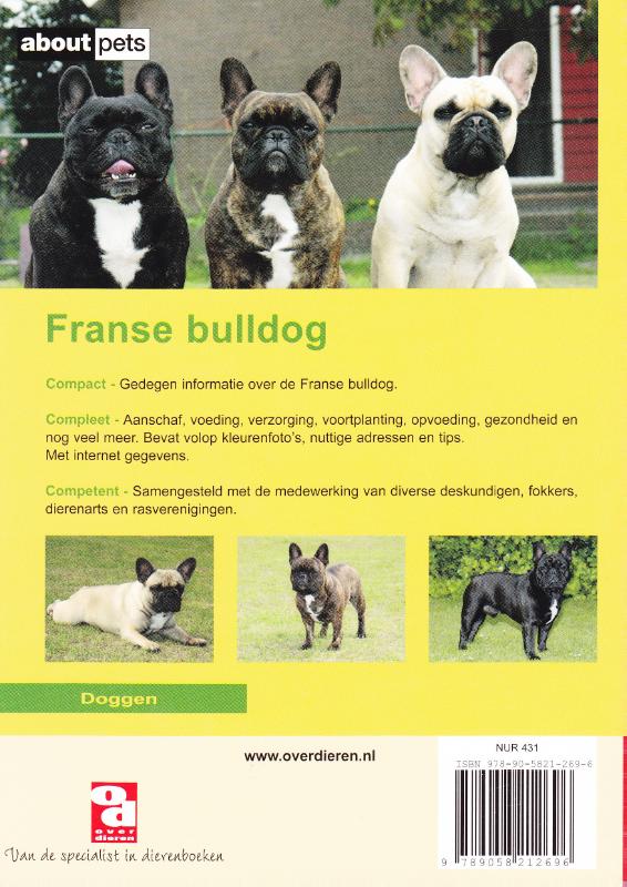 Over Dieren 140 -   Franse bulldog achterkant