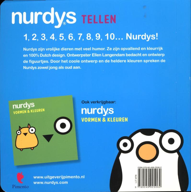 Tellen / Nurdys achterkant