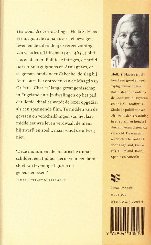 Het woud der verwachting achterkant