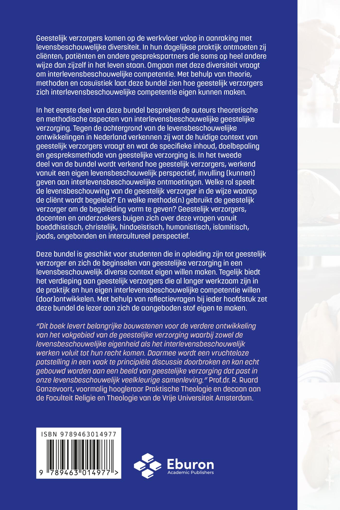 Interlevensbeschouwelijke geestelijke verzorging achterkant