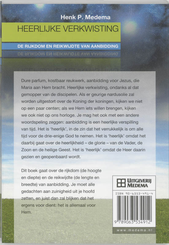 Heerlijke verkwisting / Telos achterkant