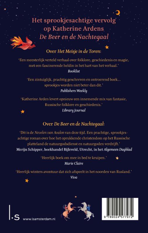 Het meisje in de toren / Winternacht / 2 achterkant