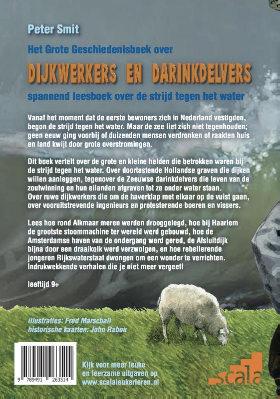 Dijkwerkers en darinkdelvers / Het Grote Geschiedenisboek achterkant