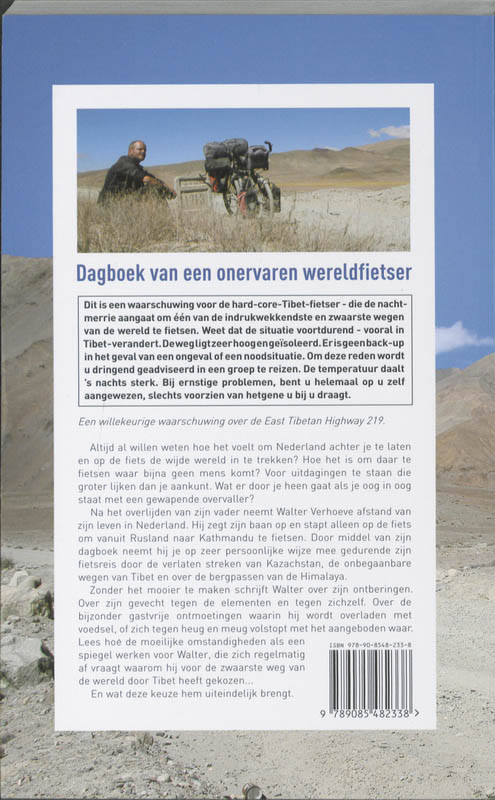 Dagboek van een onervaren wereldfietser achterkant