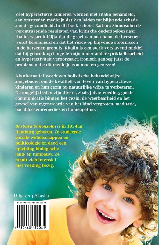 Ritalin is de oplossing niet... achterkant