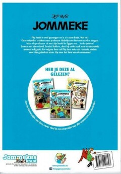 De wraak van de mummies / Jommeke / 294 achterkant