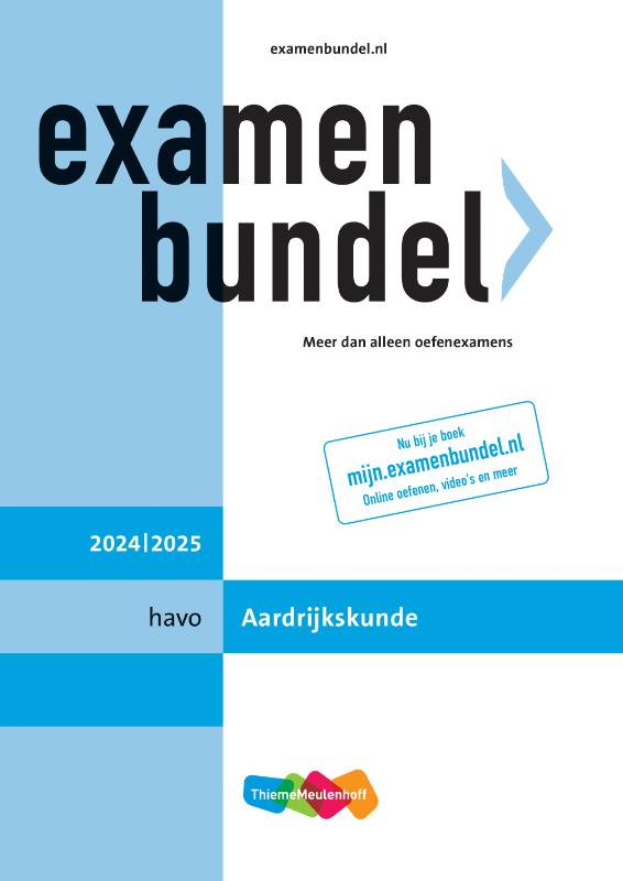 Examenbundel / havo aardrijkskunde 2024/2025