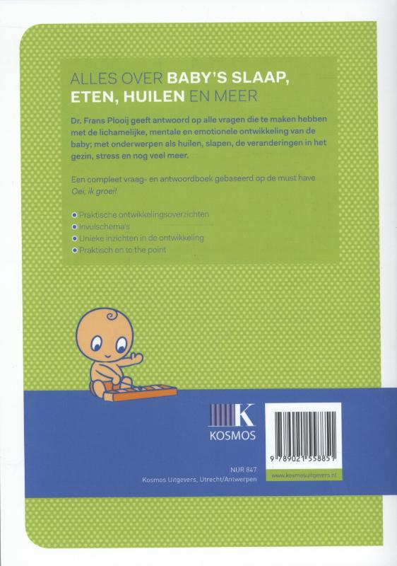 Weetjes en mijlpalen / Oei, ik groei! achterkant