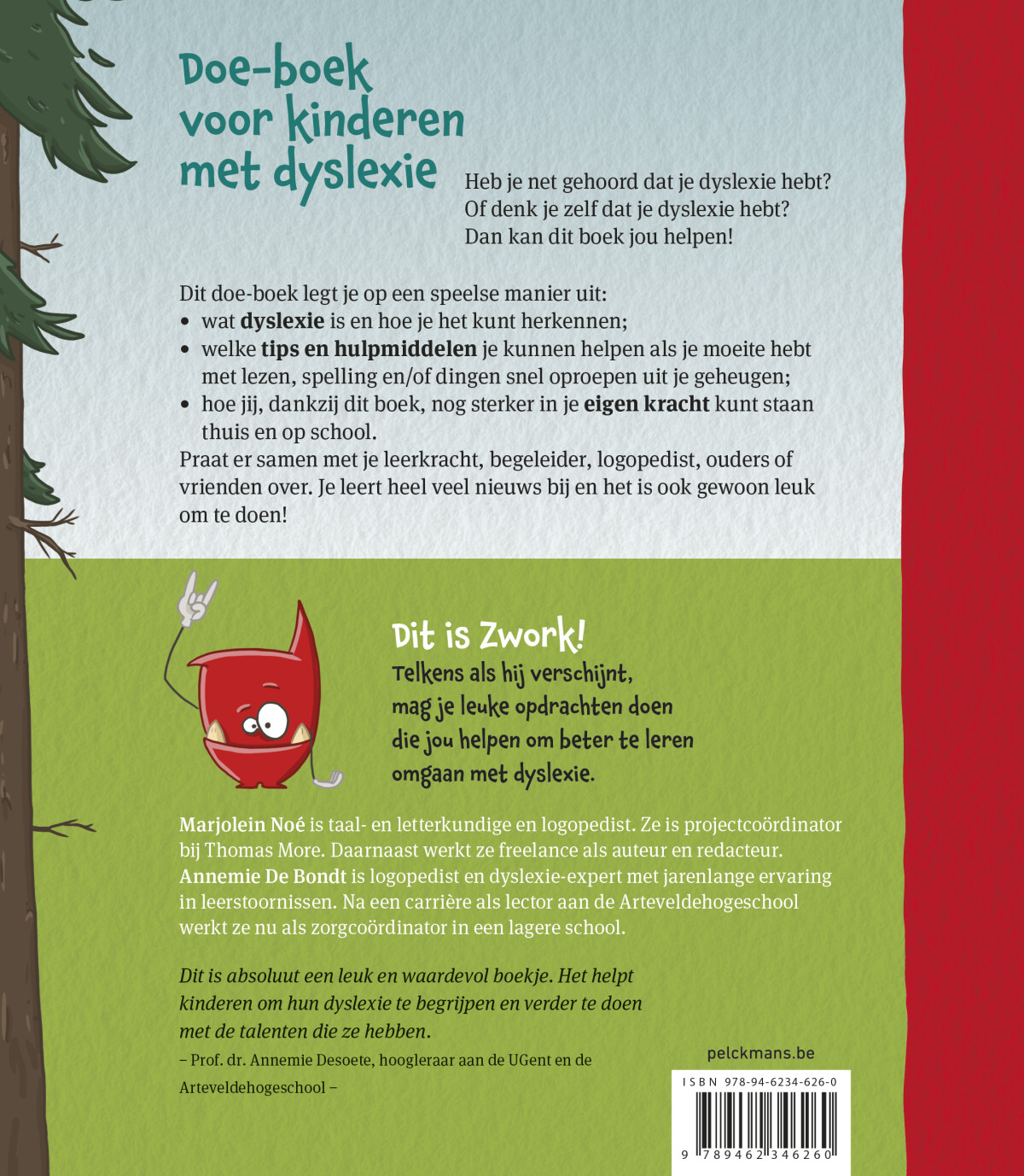 Wat als je dyslexie hebt? / Survivalgids achterkant