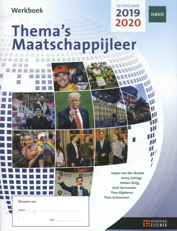 Thema's Maatschappijleer Havo 2019/2020 Werkboek