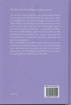 Adelaarsspel / Alex Rider achterkant