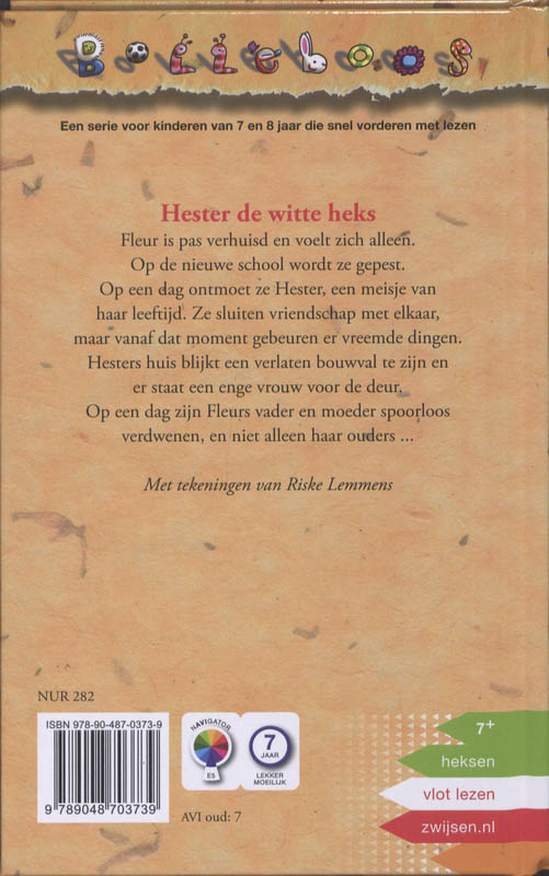 Bolleboos Hester De Witte Heks achterkant