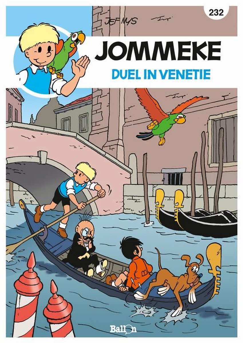 Duel in Venetië / Jommeke strip - nieuwe look / 232