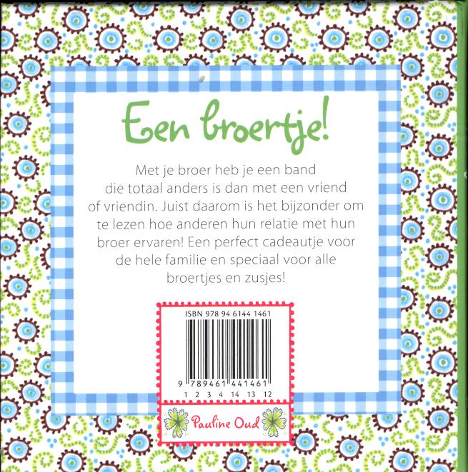 een broertje! / Pauline Oud achterkant