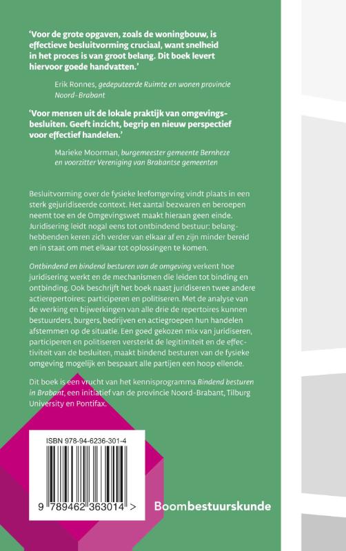 Ontbindend en bindend besturen van de omgeving achterkant