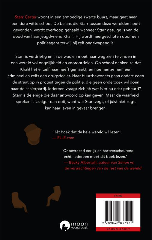 The hate u give The hate u give achterkant