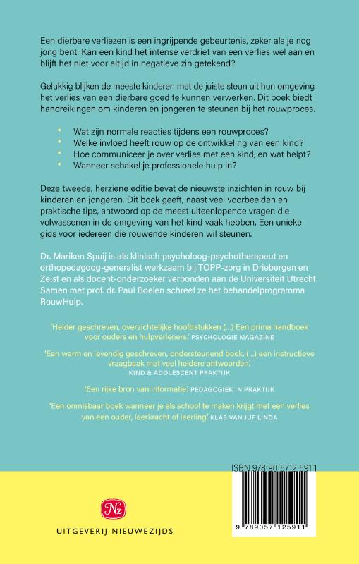 Rouw bij kinderen en jongeren achterkant