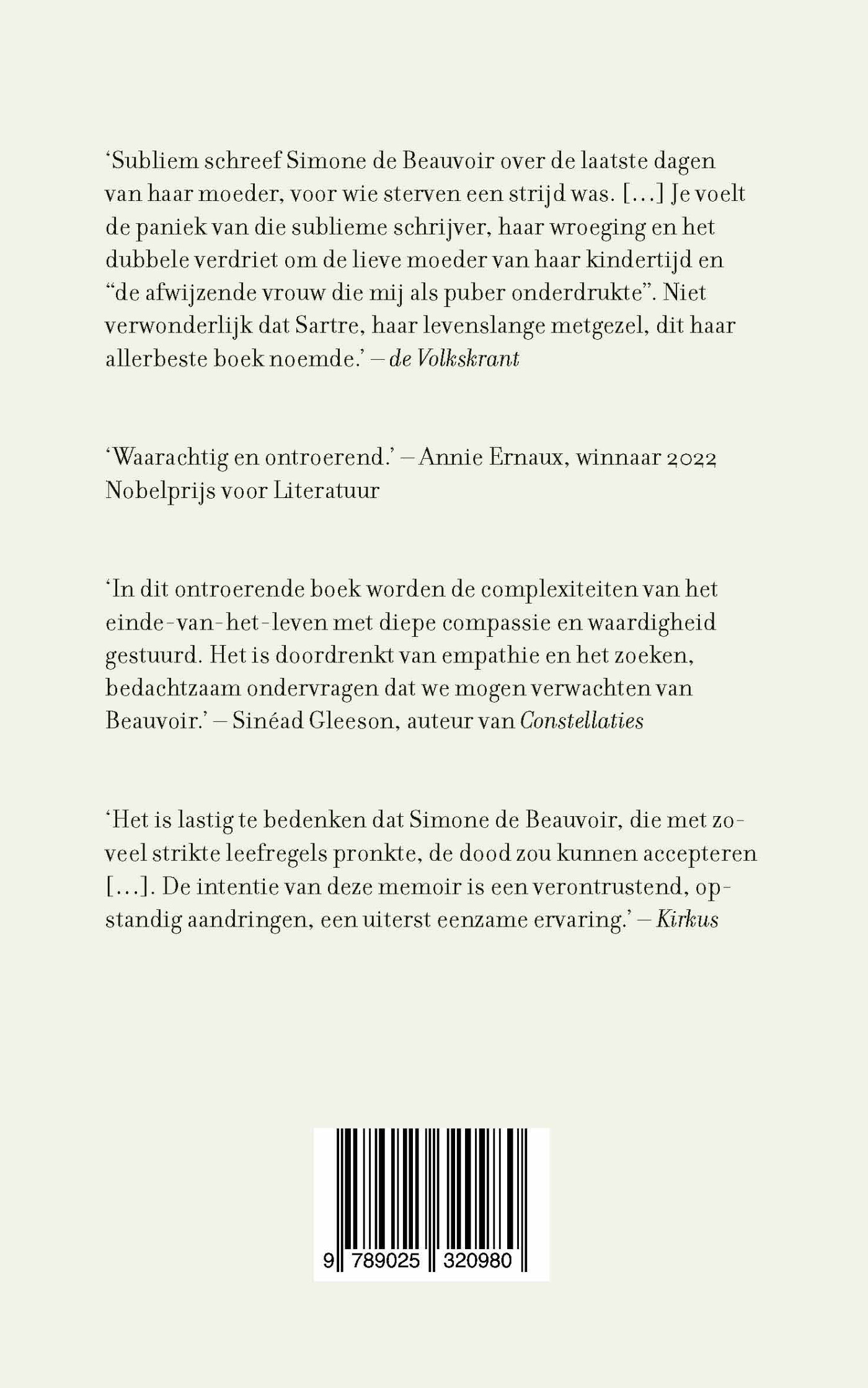 Een zachte dood achterkant