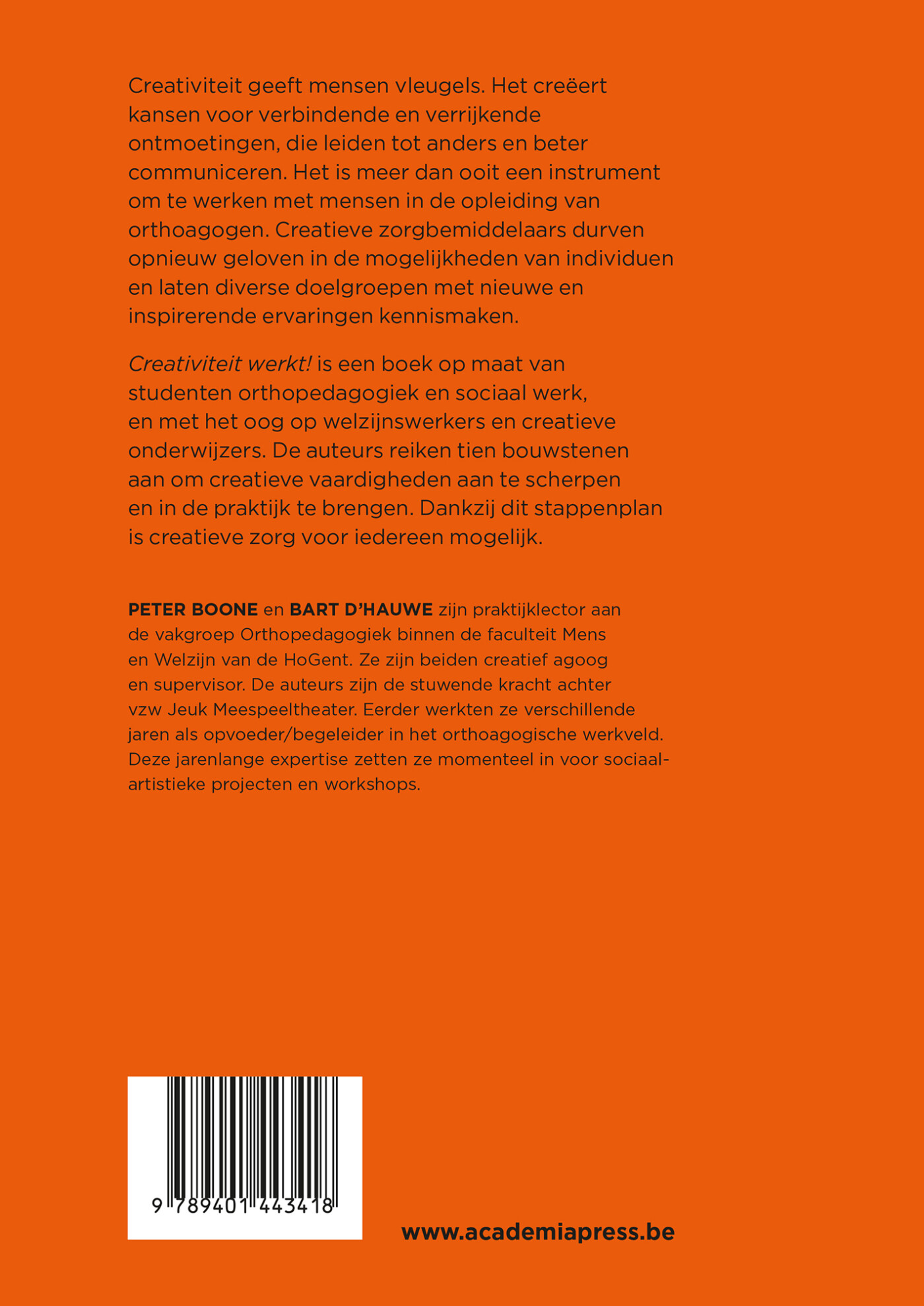 Creativiteit werkt achterkant