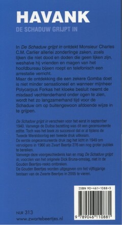 De Schaduw grijpt in / De Schaduw achterkant