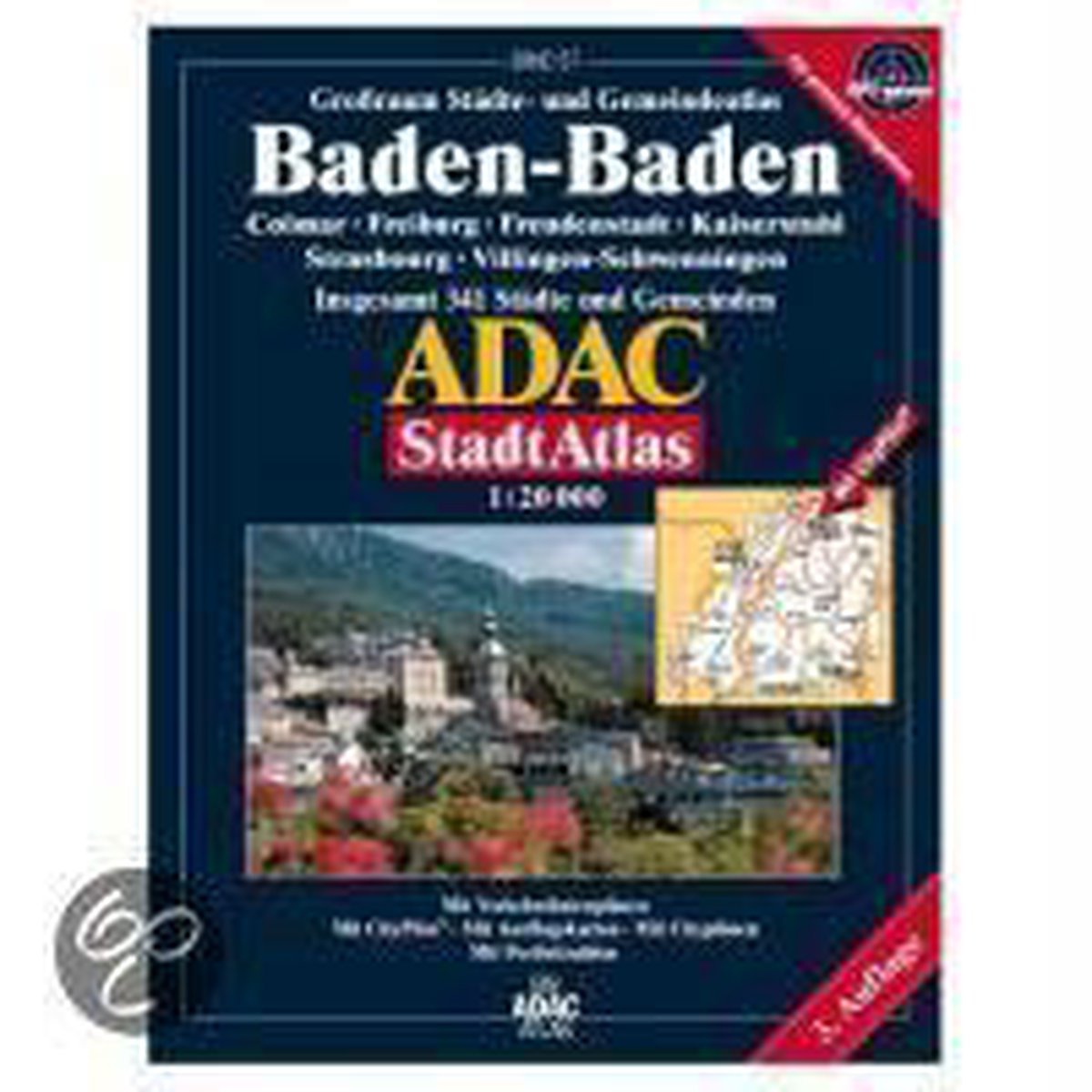 Adac Stadtatlas Baden-Baden 1 : 20 000