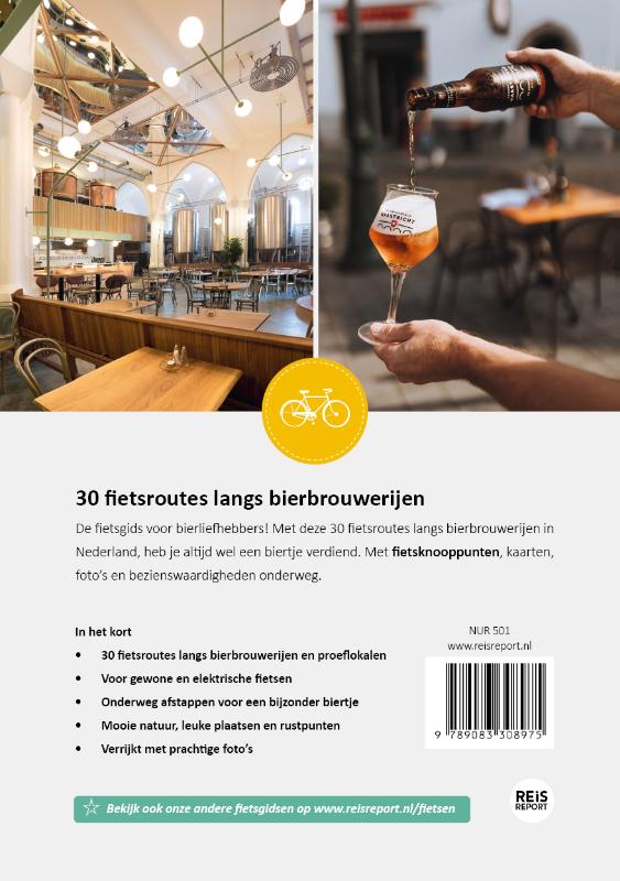 De bierfietsgids van Nederland - 30 fietsroutes langs brouwerijen achterkant