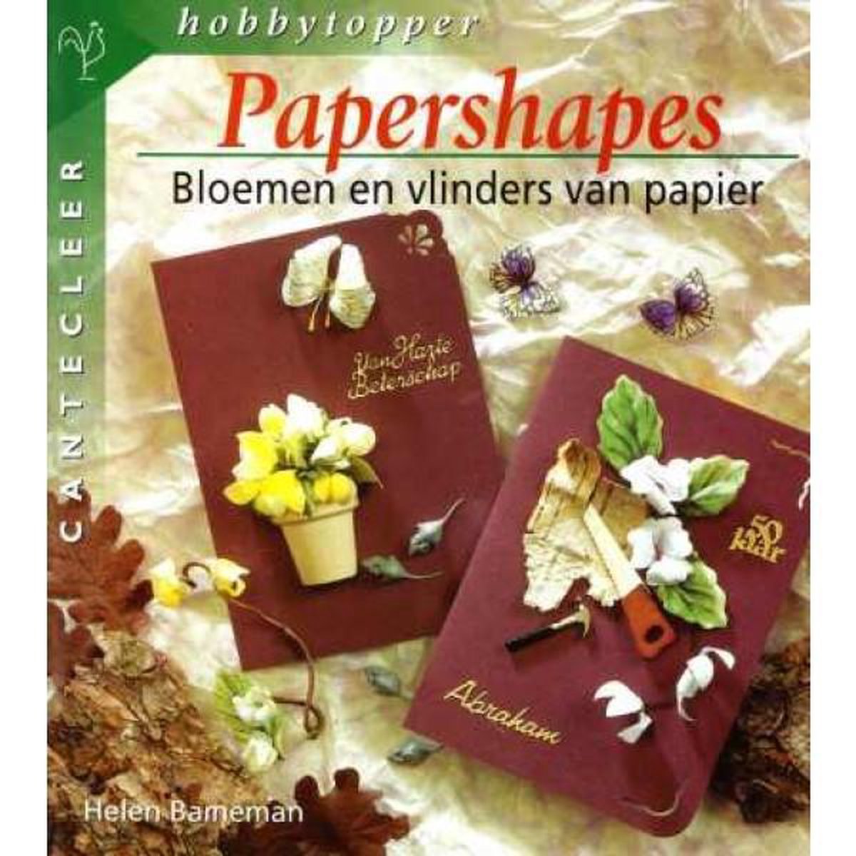 Papershapes bloemen en vlinders van papier