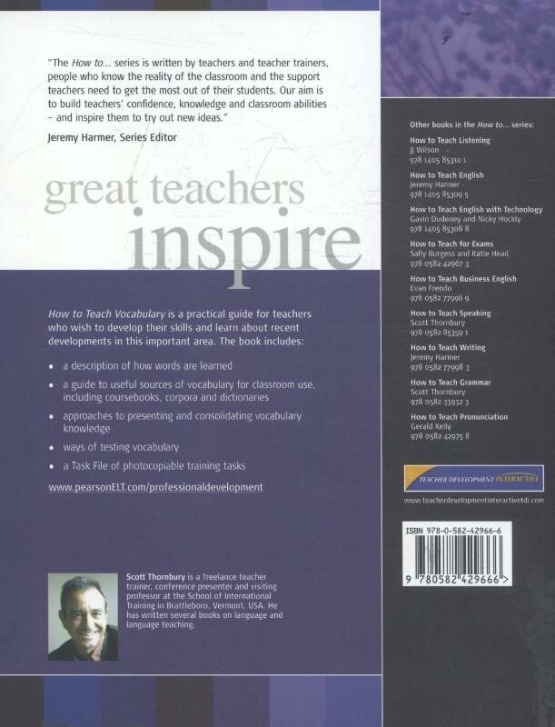 How to Teach Vocabulary achterkant