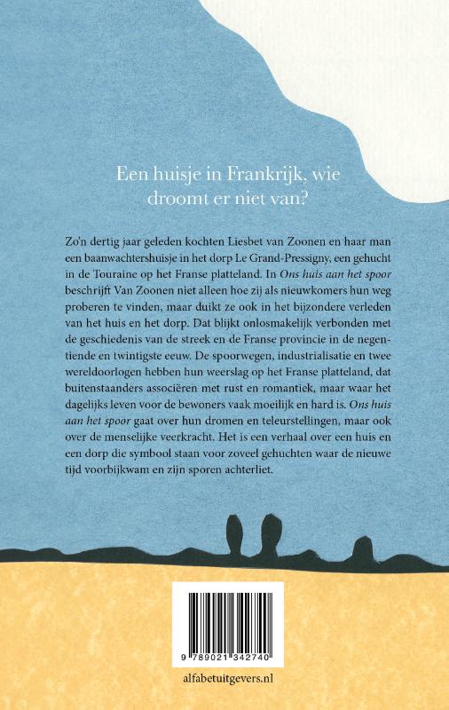 Ons huis aan het spoor achterkant
