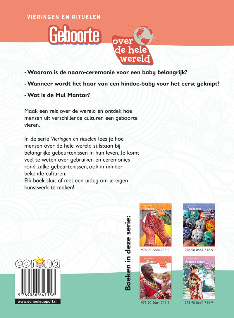 Geboorte over de hele wereld / Vieringen en rituelen achterkant