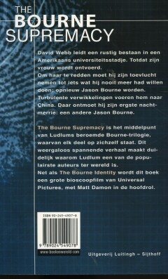 Het Jason dubbelspel / Jason Bourne / 2 achterkant