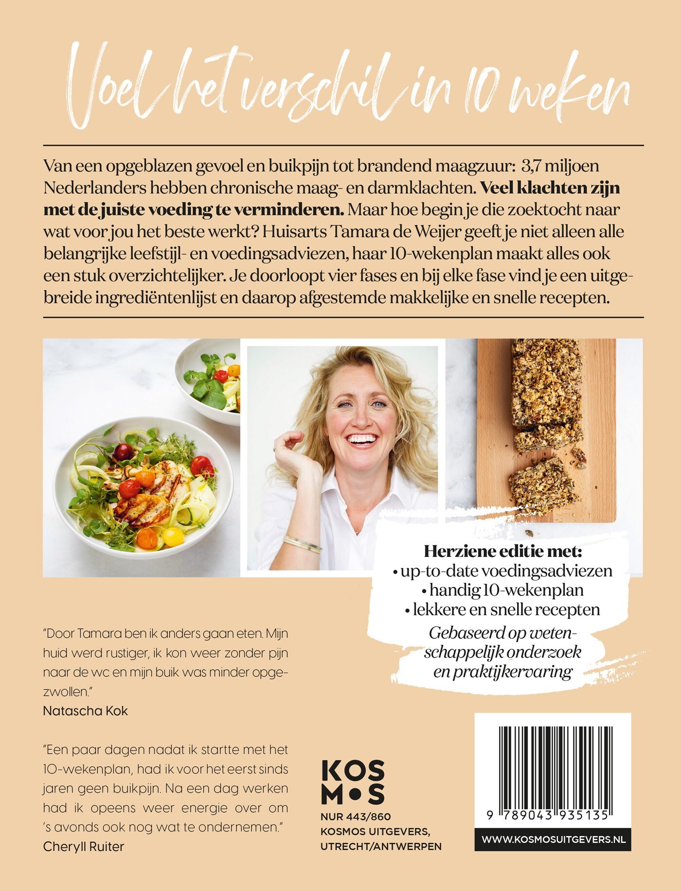 Eet beter voor je maag & darmen met huisarts Tamara de Weijer achterkant